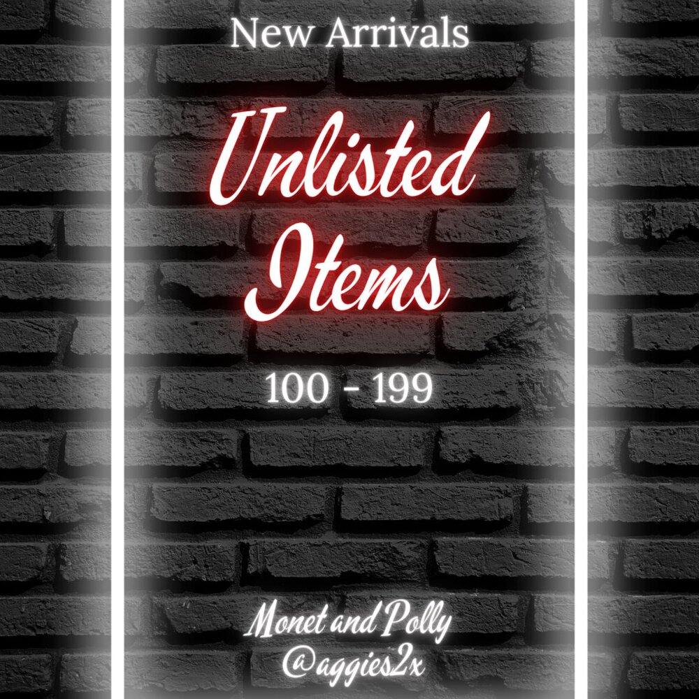 COPY - Unlisted Items 100 thru 199